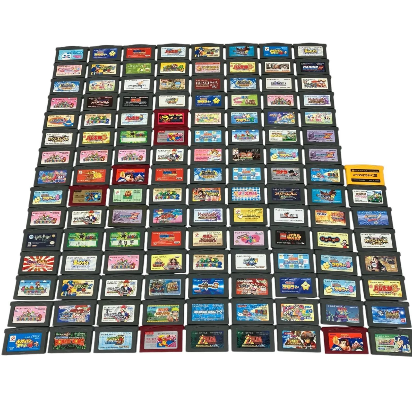 186000　現状品　任天堂　ゲームボーイアドバンスソフト128本