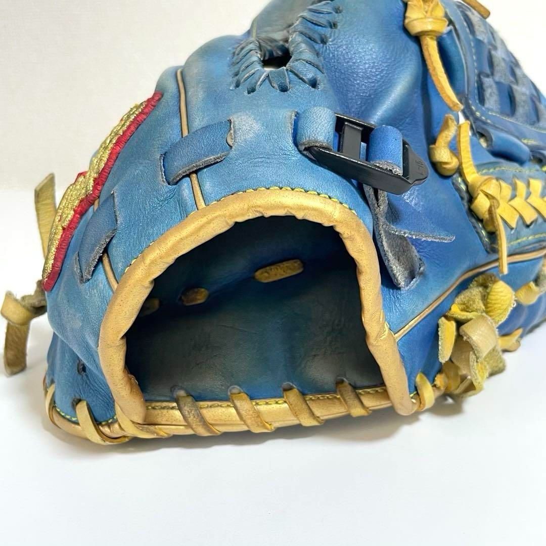 Slugger 久保田スラッガー オーダーグローブ 外野手 成人 ブルー Slugger 久保田スラッガー オーダー グローブ 外野手 成人