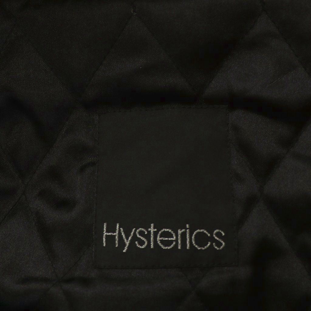 ヒステリックス Hysterics ブルゾン ジャケット ジップアップ ロゴ 刺繍 中綿 F 黒 ブラック 3AJ-2620 AN56 SIROKUMA-CORPORATION_COM