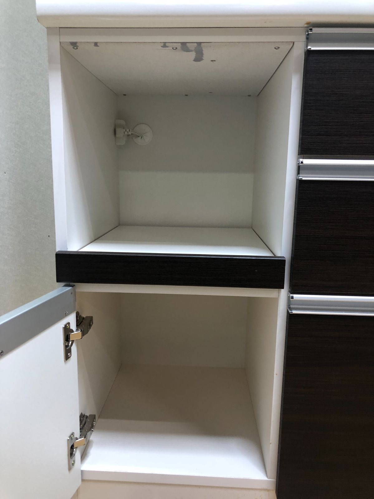 美品【松田家具】ビガーレンジ ダーク 1200 キッチンボード 食器
