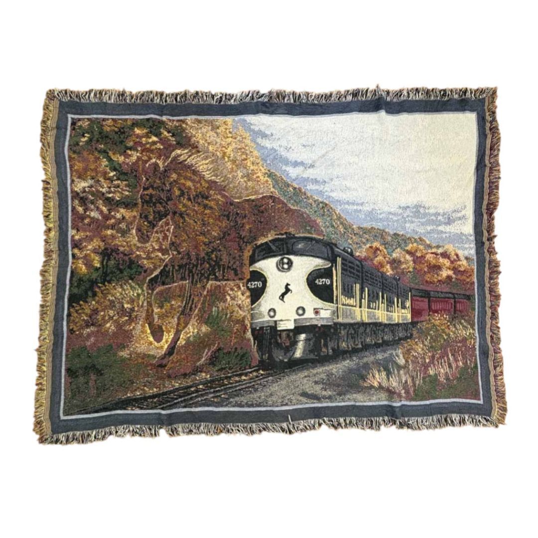 vintageラグ カーペット USA製 鉄道 機関車 1964 vintageラグ カーペット USA製 鉄道 機関車 1964 【公式通販】
