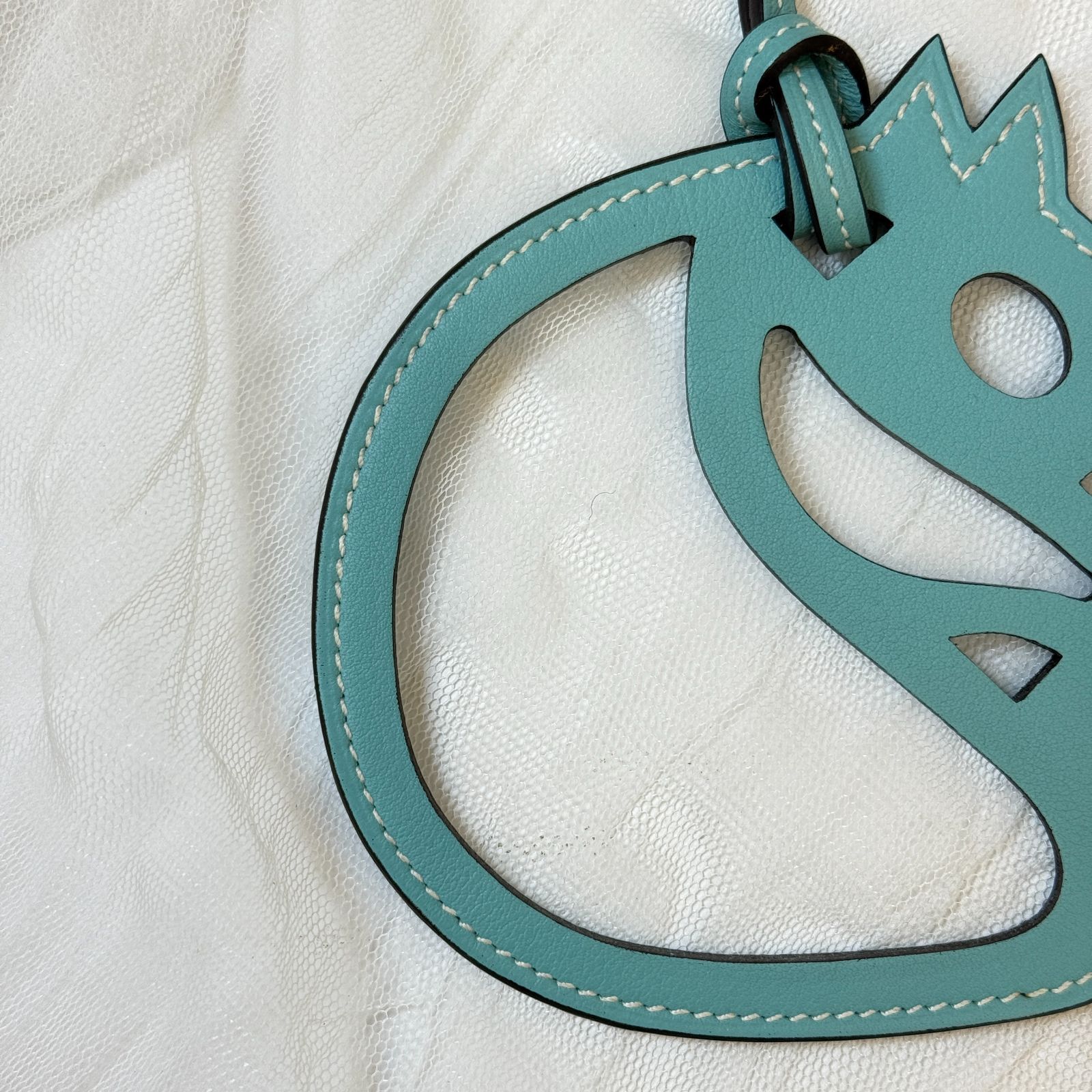 QVC シトリン 10K ホワイトゴールド ピアリングチャーム ピアス