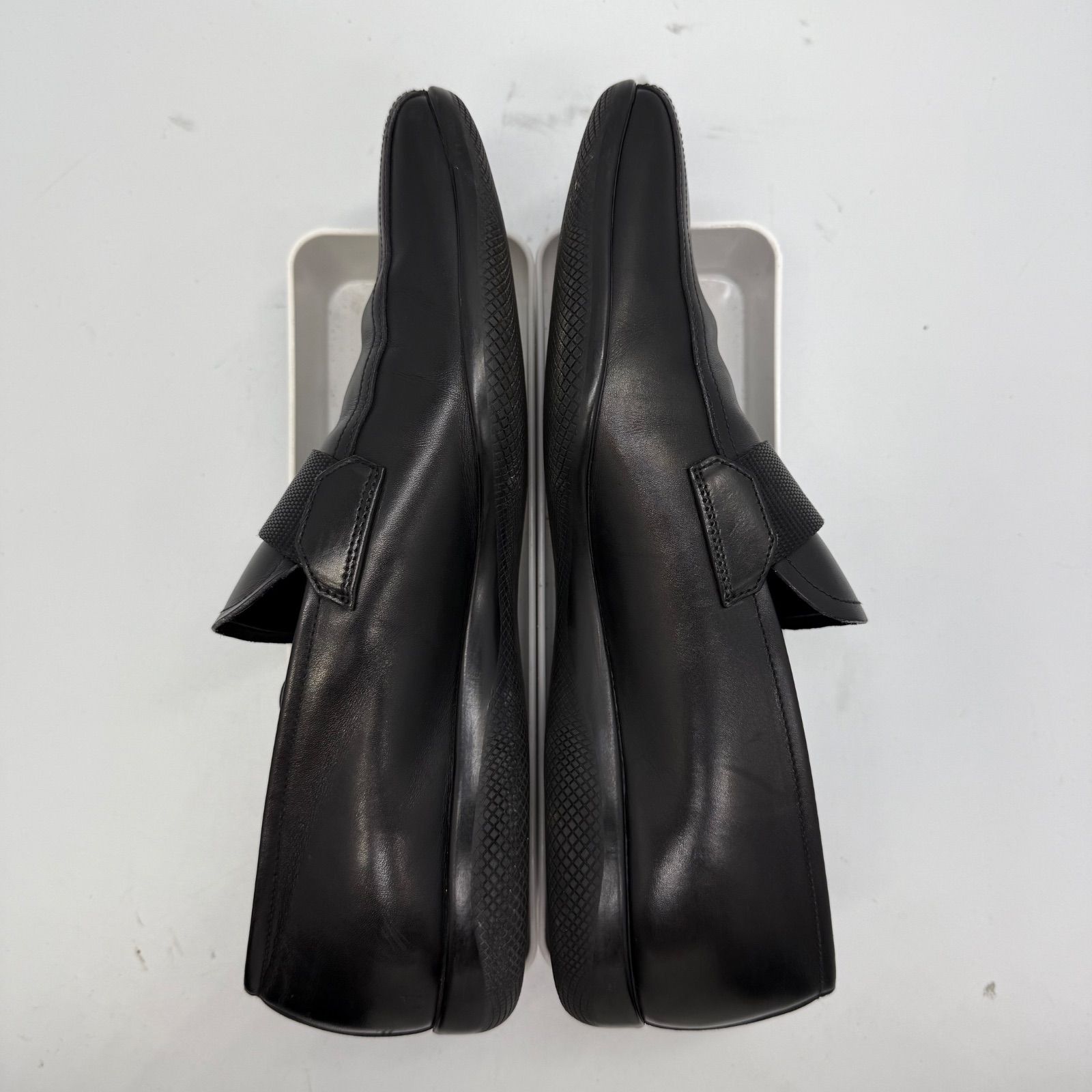 PRADA SPORT archive tech Leather Loafer UK6.5 1571 black