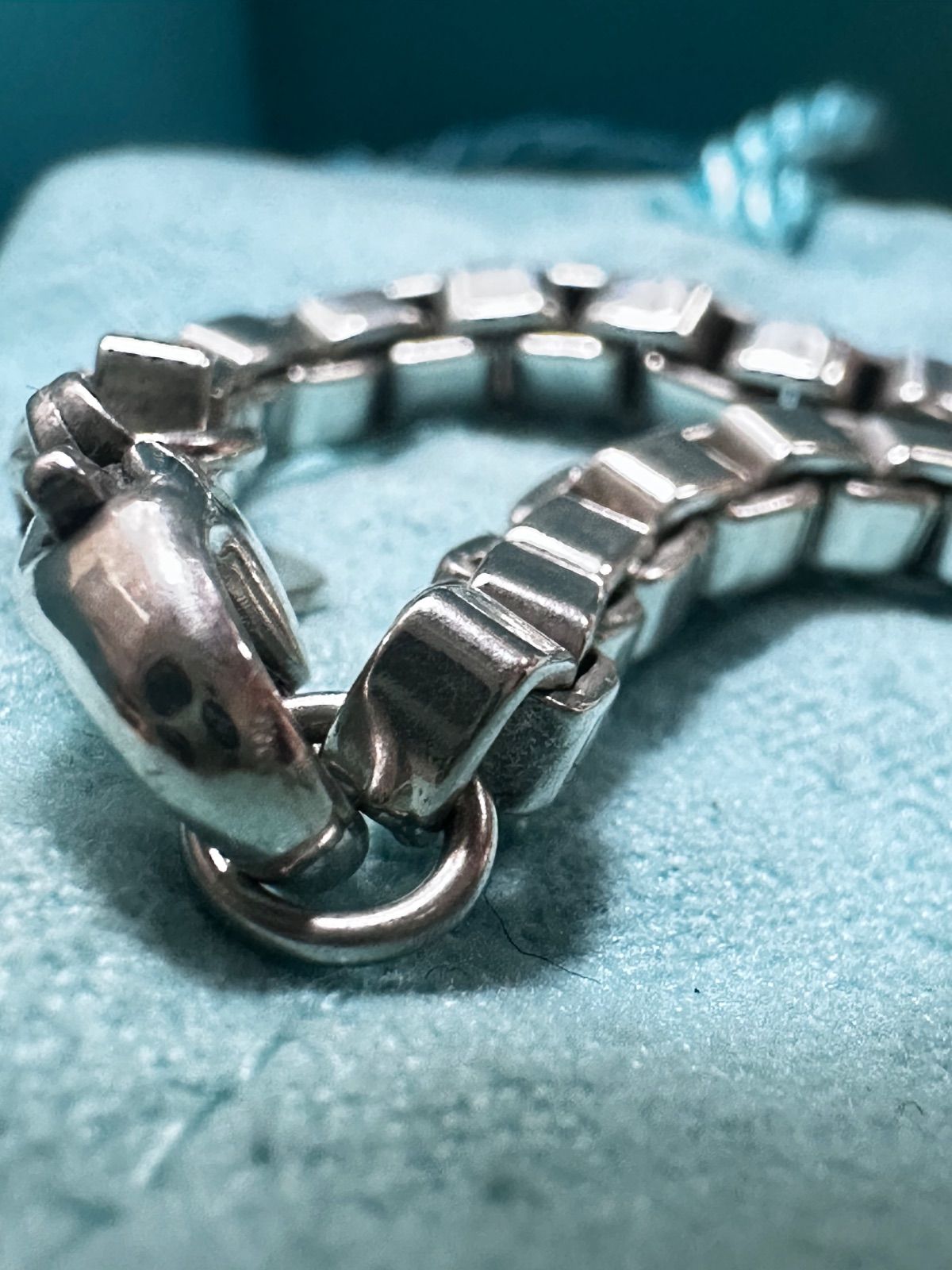 極美品TIFFANY&Co. ティファニー ベネチアンブレスレット 18.5cm
