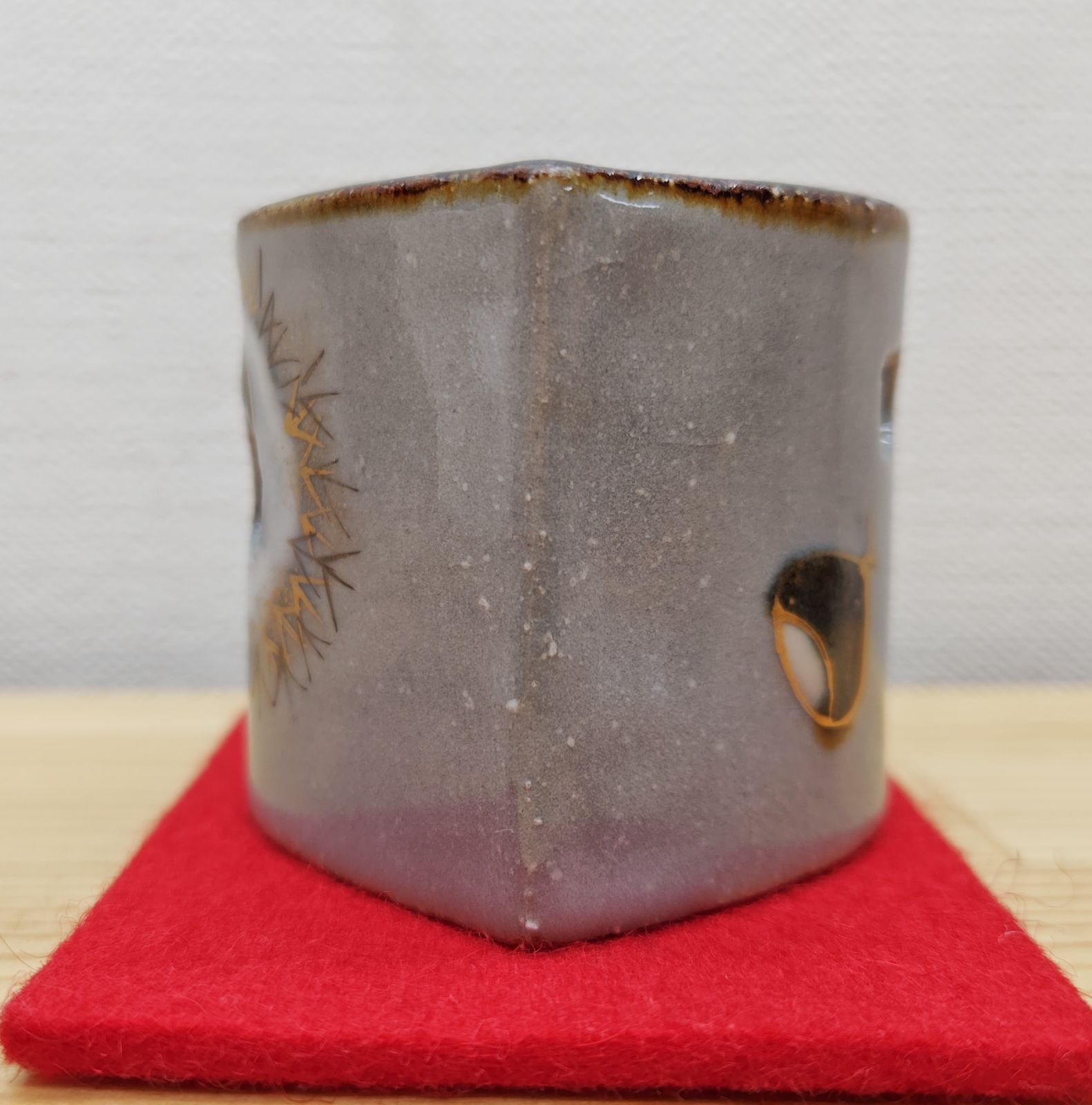 逢絢亭・新品】茶道具 蓋置 京焼 栗の形 山川敦司 共箱入り 【公式通販】
