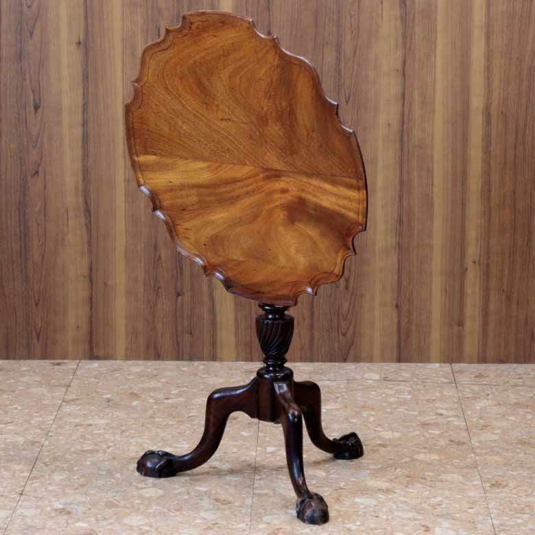 ティルトトップテーブル ヴィンテージ イギリス ラウンドテーブル