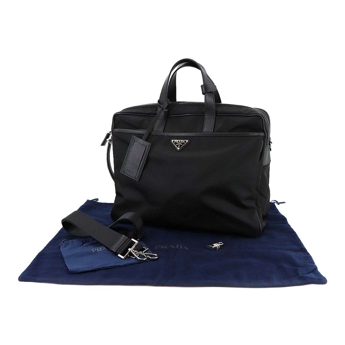 未使用 展示品 プラダ PRADA ブリーフケース 3way ビジネス 未使用 展示品 プラダ PRADA ブリーフケース 3way ビジネス