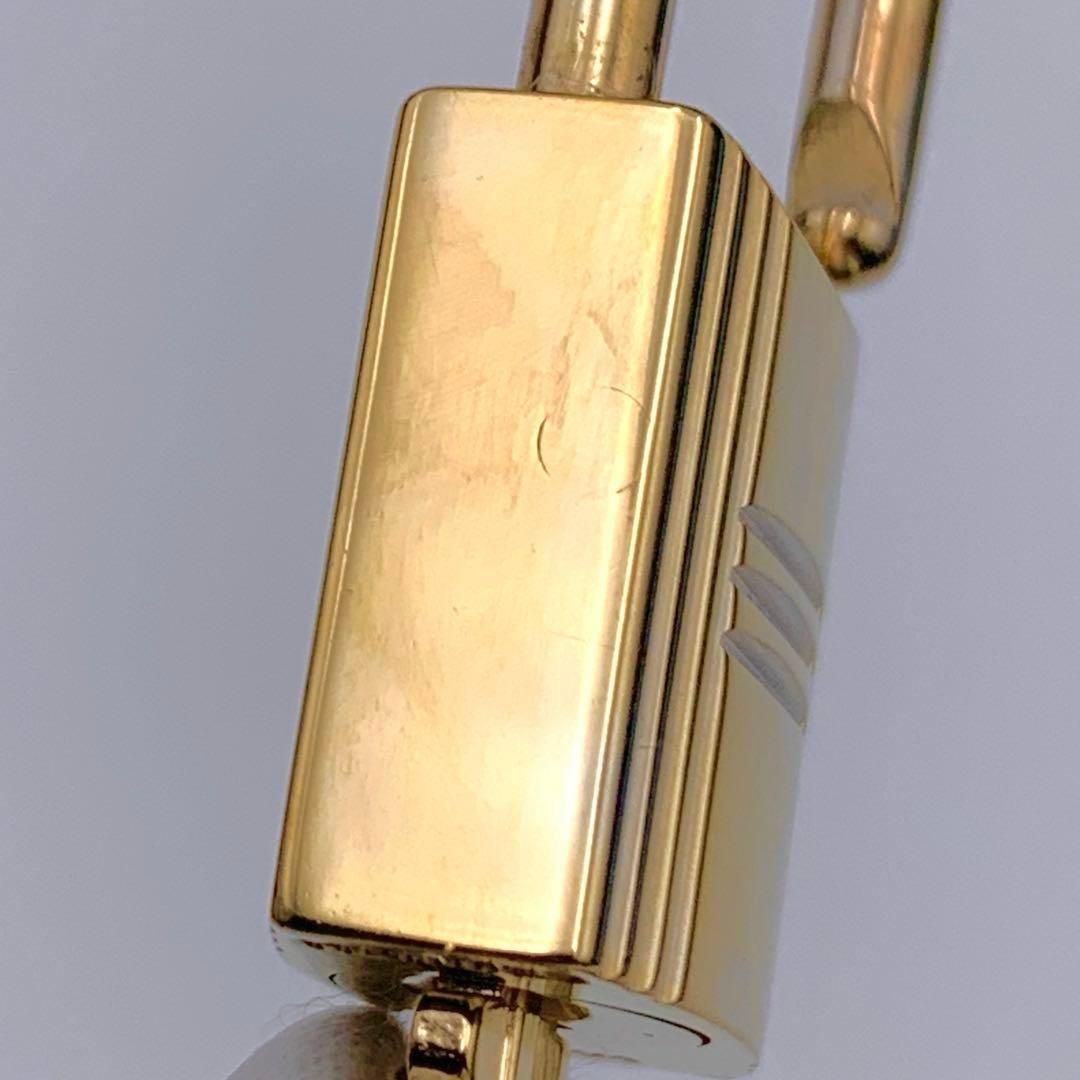 HERMES エルメス カデナ 104番 ゴールド 24Kメッキ 鍵付き 南京錠