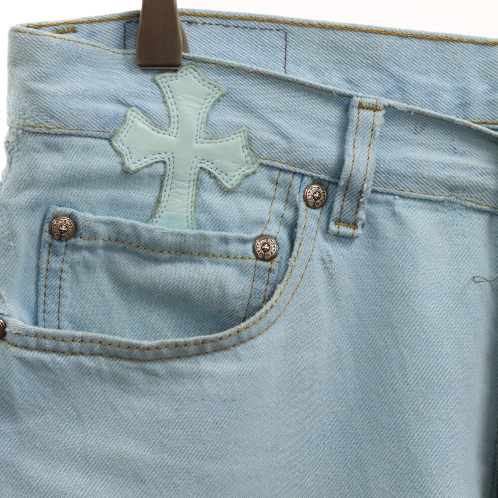 CHROME HEARTS (クロムハーツ) ×DRAKE U VNTG JEAN BL/RED TAB