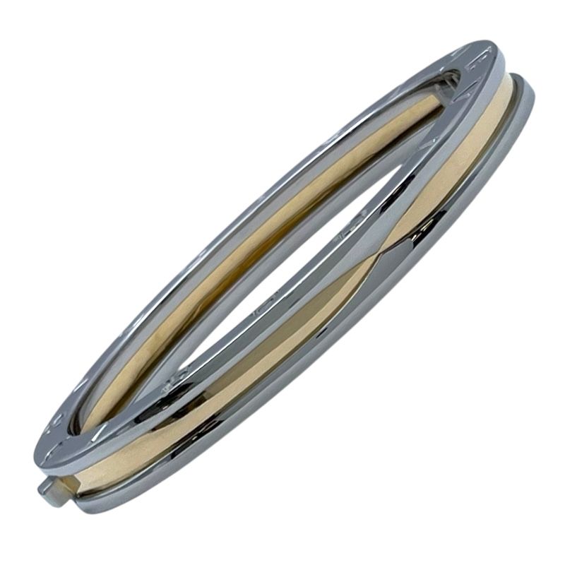 ブルガリ BVLGARI ビーゼロワンブレス ゴールド シルバー 750 SS ジュエリー