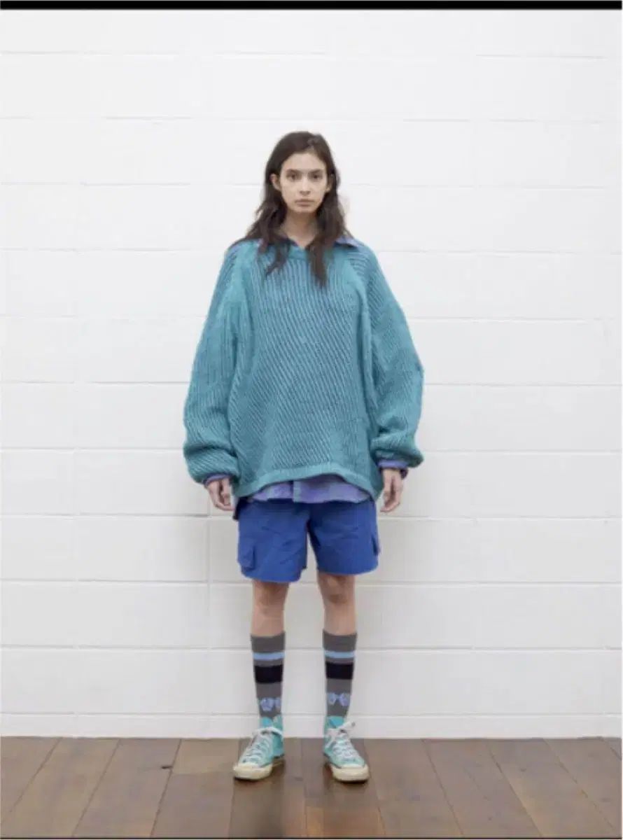 トップス unused 3G crew neck mesh knit Unused 3G crew neck mesh knit - メルカリ