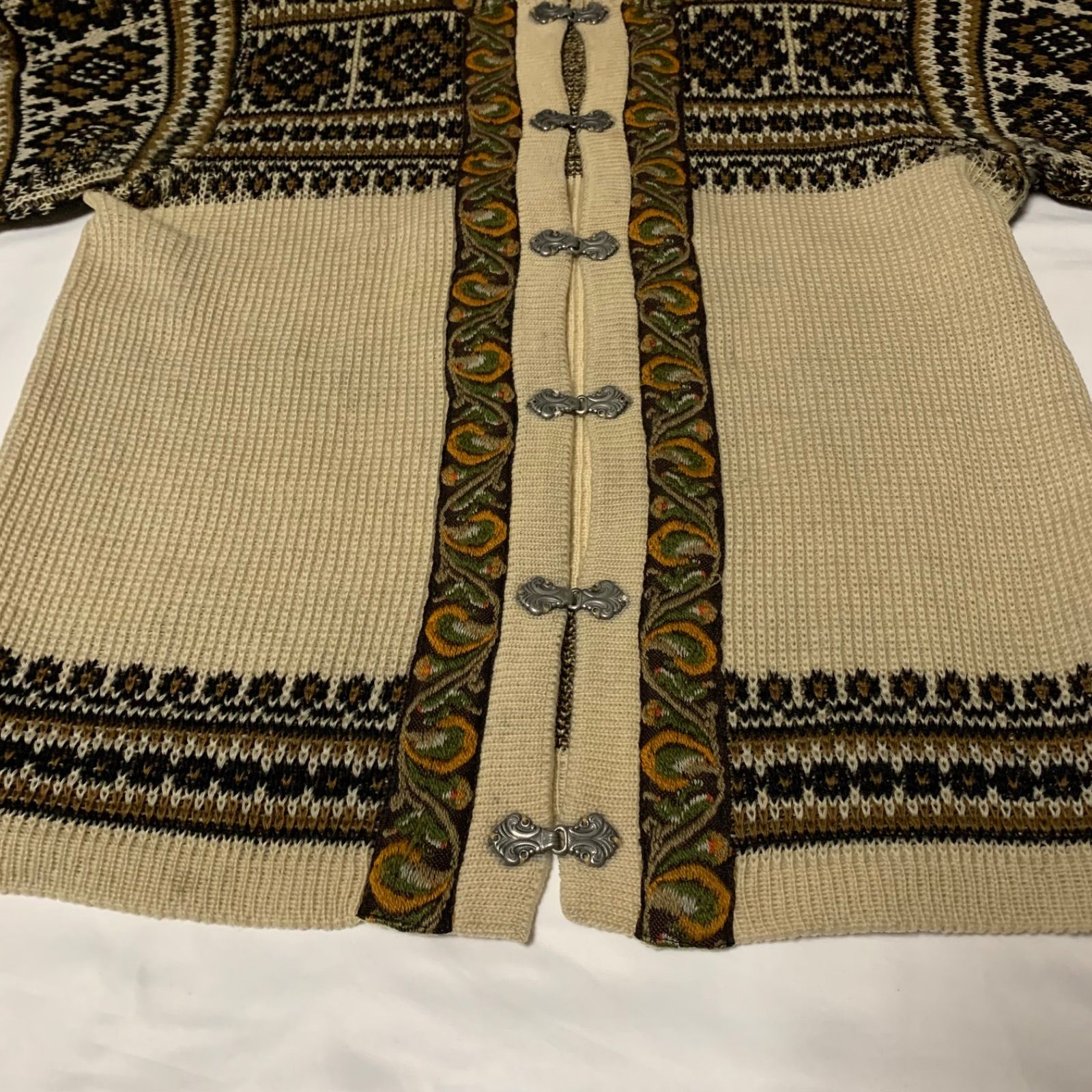 70-80s Nordstrikk Nordic Knit Cardigan ノードストリック 