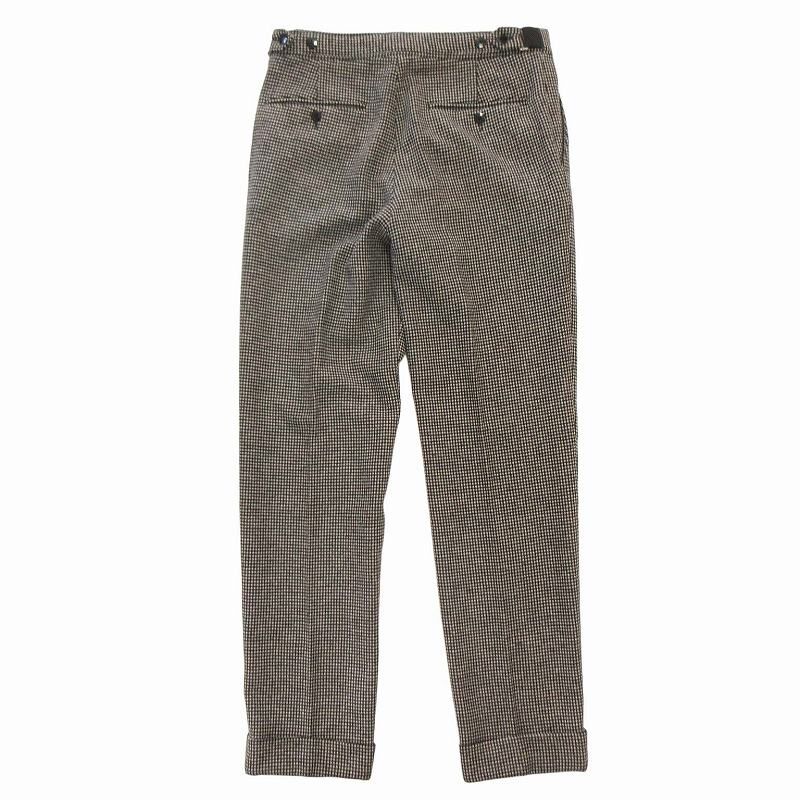 美品 DRIES VAN NOTEN ウール チェック タイト スカート ドリス ドリス
