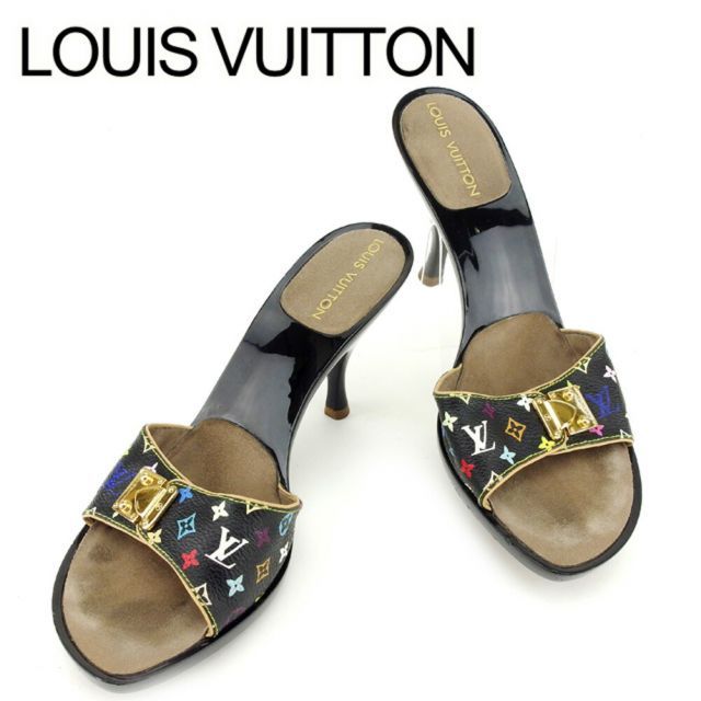 ルイヴィトン　Louis Vuitton モノグラム　ミュール　37 ルイ ヴィトン ミュール シューズ 靴 ♯37 サンダル モノグラム