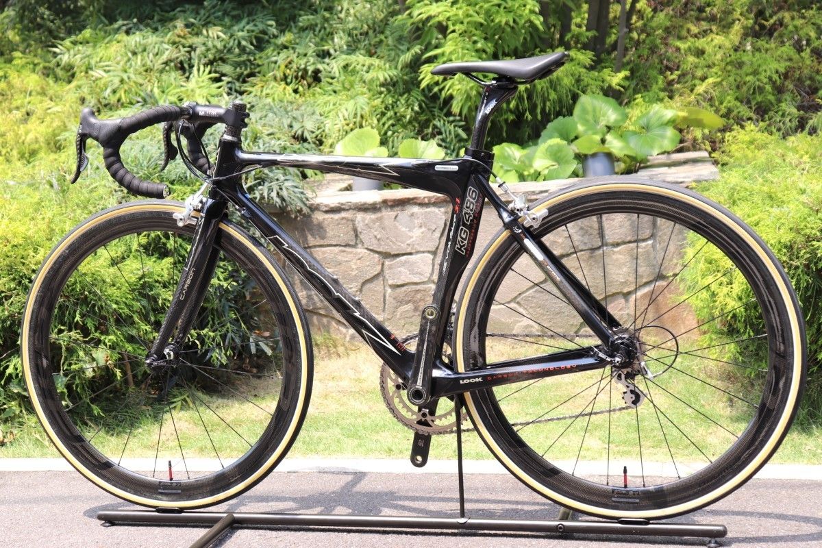 カーボン製ロードバイク FP6 カンパレコード仕様 身長178-185cm ルック LOOK KG486 SL 2005年頃モデル Sサイズ カンパニョーロ