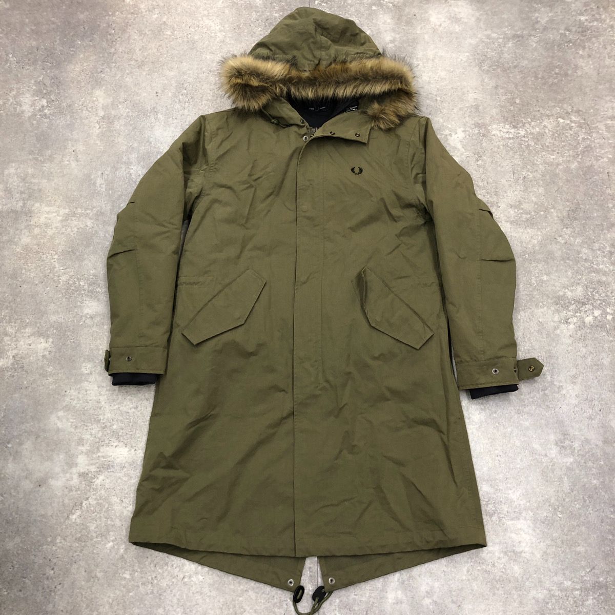 そとう【フレッドペリー】モッズコート　カーキ　ユニオンジャック　ボアライナ そとう様専用【フレッドペリー】モッズコート カーキ ユニオン