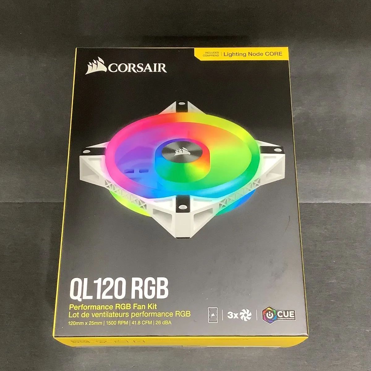 【新品2年保証】CORSAIR QL120 RGB White 3個パック