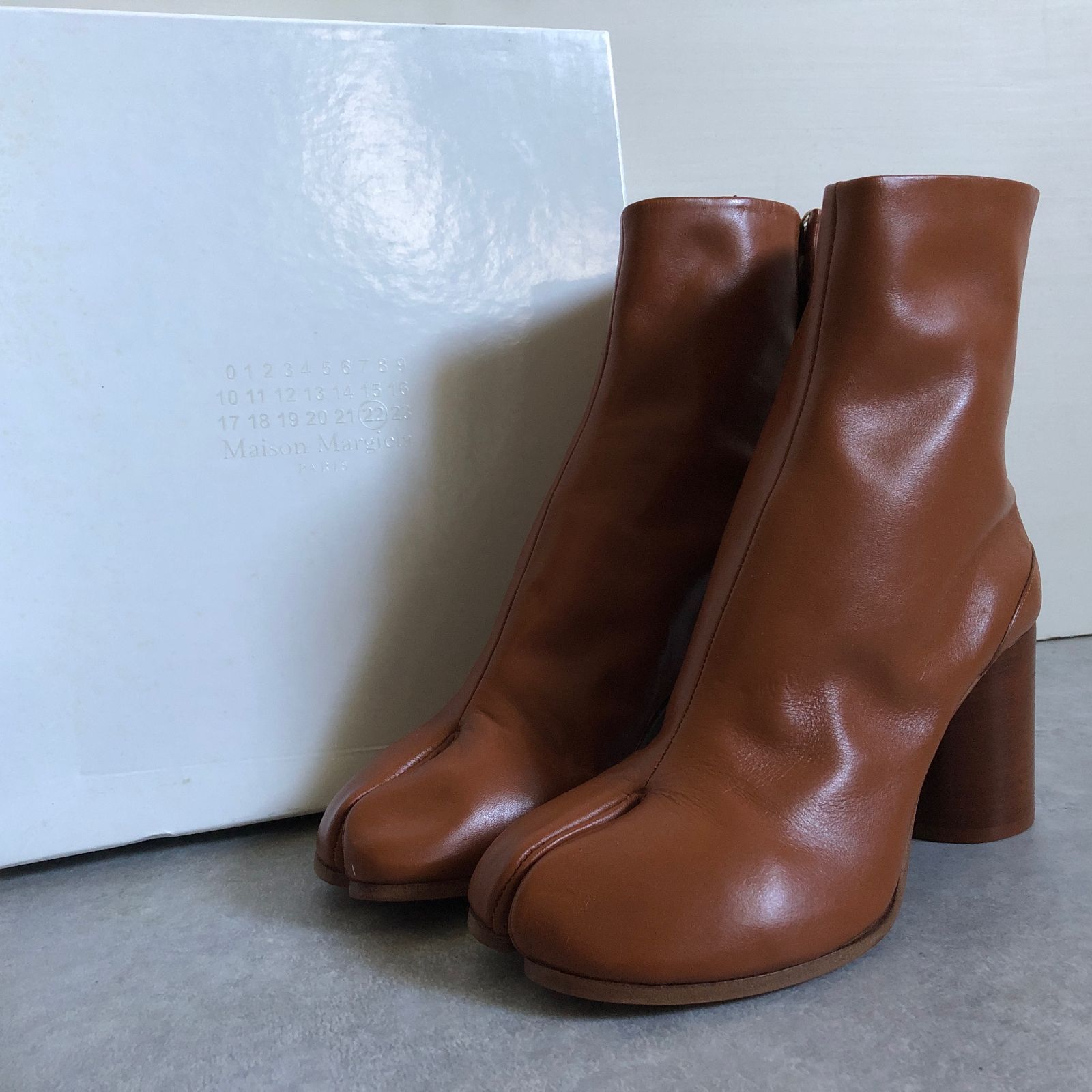 Maison Martin Margiela 22 ヒール レザー 足袋 ブーツ Tabi タビ メゾン マルタン マルジェラ