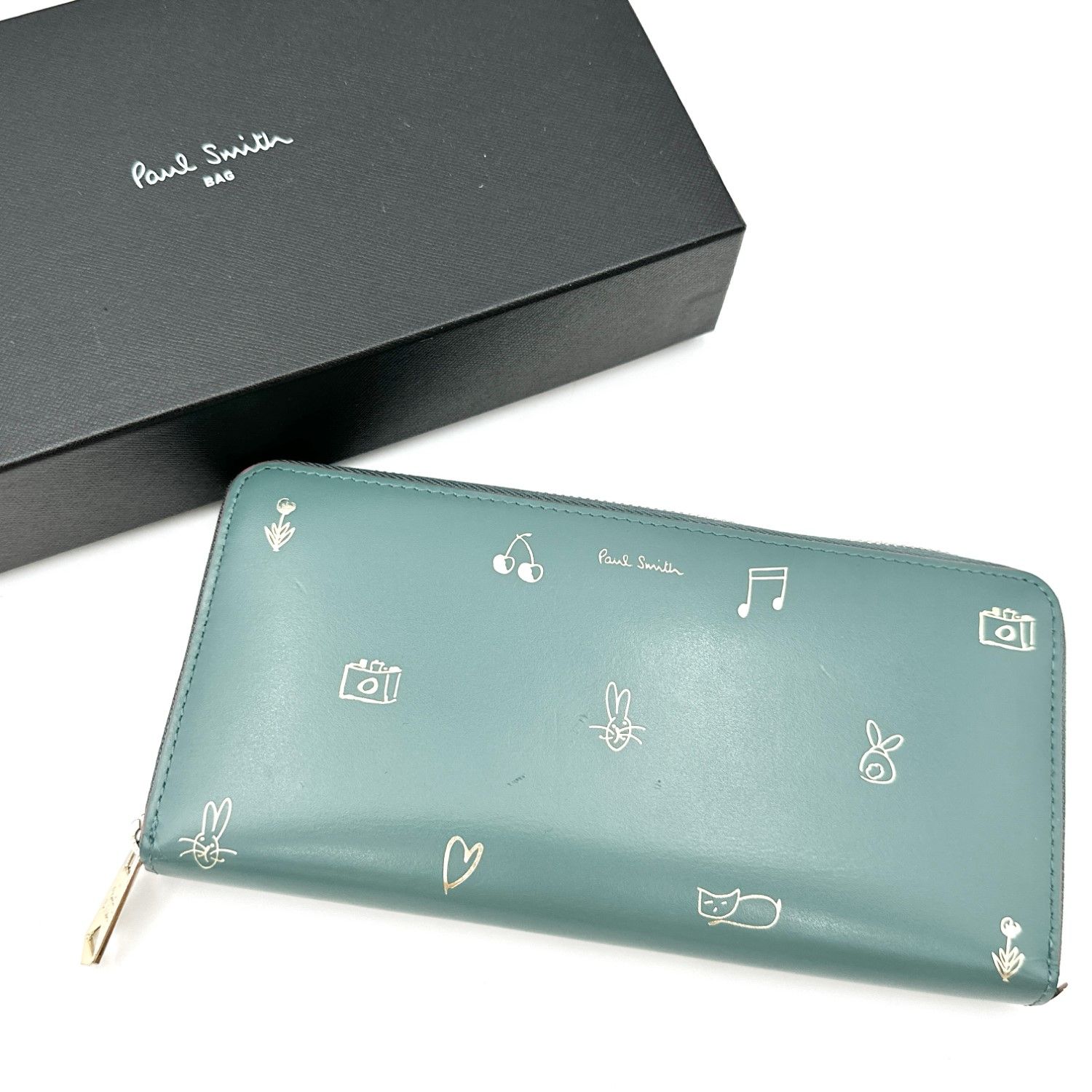 Paul Smith ミックスドゥードゥル 長財布 グリーン 1363T - メルカリ