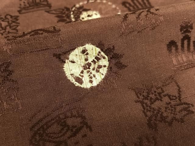 平和屋着物●上質な小紋　お召地　絞り　飛び柄　正絹　逸品　AAAV7082zg 平和屋着物○上質な小紋 お召地 絞り 飛び柄 正絹 逸品 AAAV7082zg