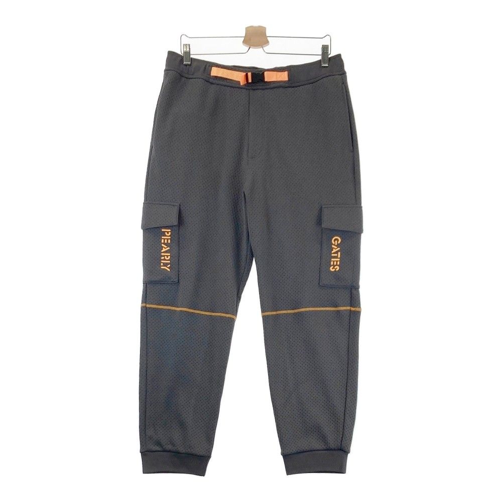 新品【PEARLY GATES】パーリーゲイツ　ゴルフ　ジャガードパンツ　5 パーリーゲイツ PEARLY GATES ジョガーパンツ グレー サイズ5 ジグザグ