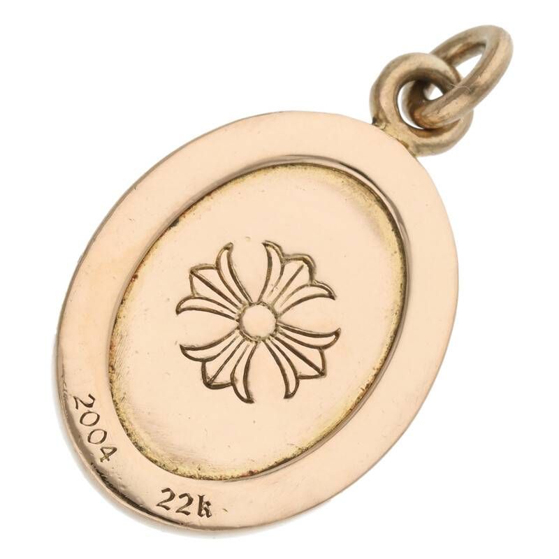 22k ゴールドクロス　メダル　オーバルネックレス 楽天市場】クロムハーツ【CHROMEHEARTS】【未使用品（2024年8月