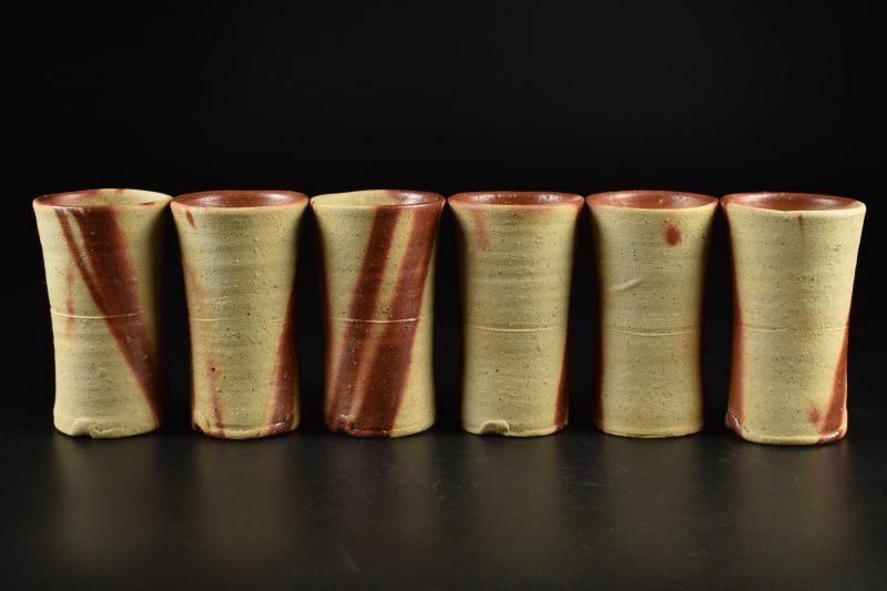 蔵A5482 備前焼 火欅ビアマグ 名工 金重有邦造 WWW_IBETON_RU