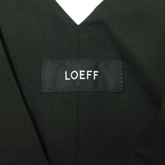 LOEFF ロエフ 日本製 ハケメ ワイドショルダー オールインワン 8826