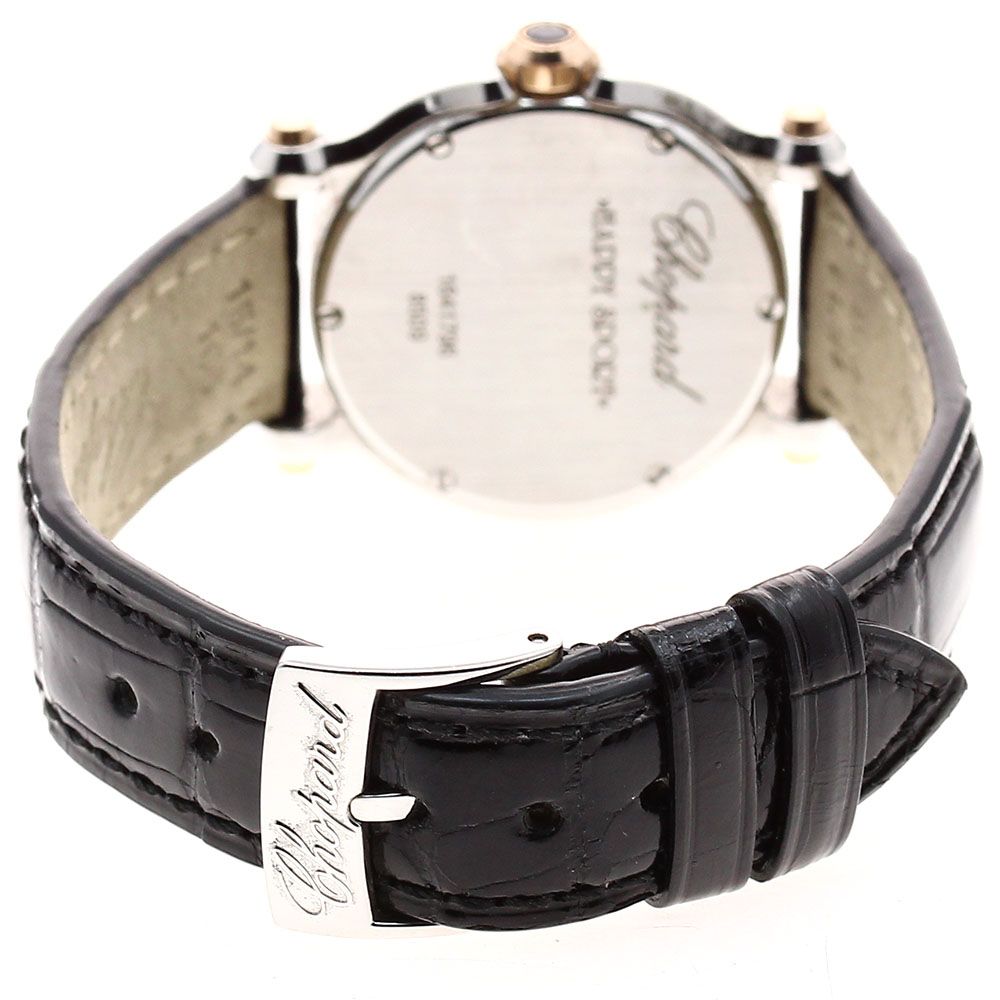 ショパール Chopard ハッピースポーツ 5Pダイヤ クォーツ メンズ