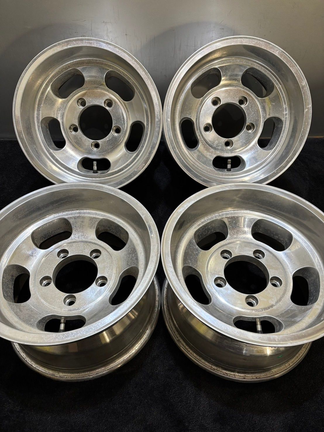 USINDY MAG 15インチ 9J -12 139.7 5H アルミホイール 4本 ジムニー 2-J308
