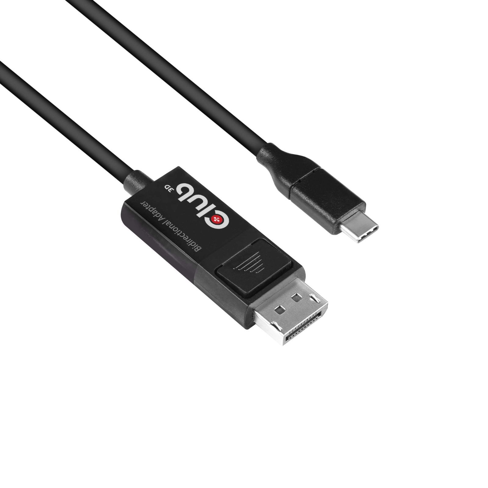 180cm USB C to DP1.4 Club3D USB Type C to DisplayPort 1.4 8K 60Hz HDR 1.8m 双方向 ケーブル (CAC-1557)
