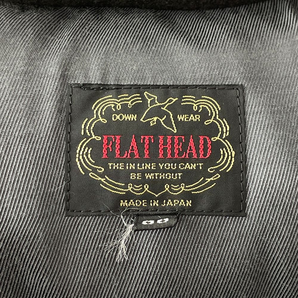 THE FLAT HEAD ザ フラットヘッド DJ 009 グレー ヘリンボーン ウール