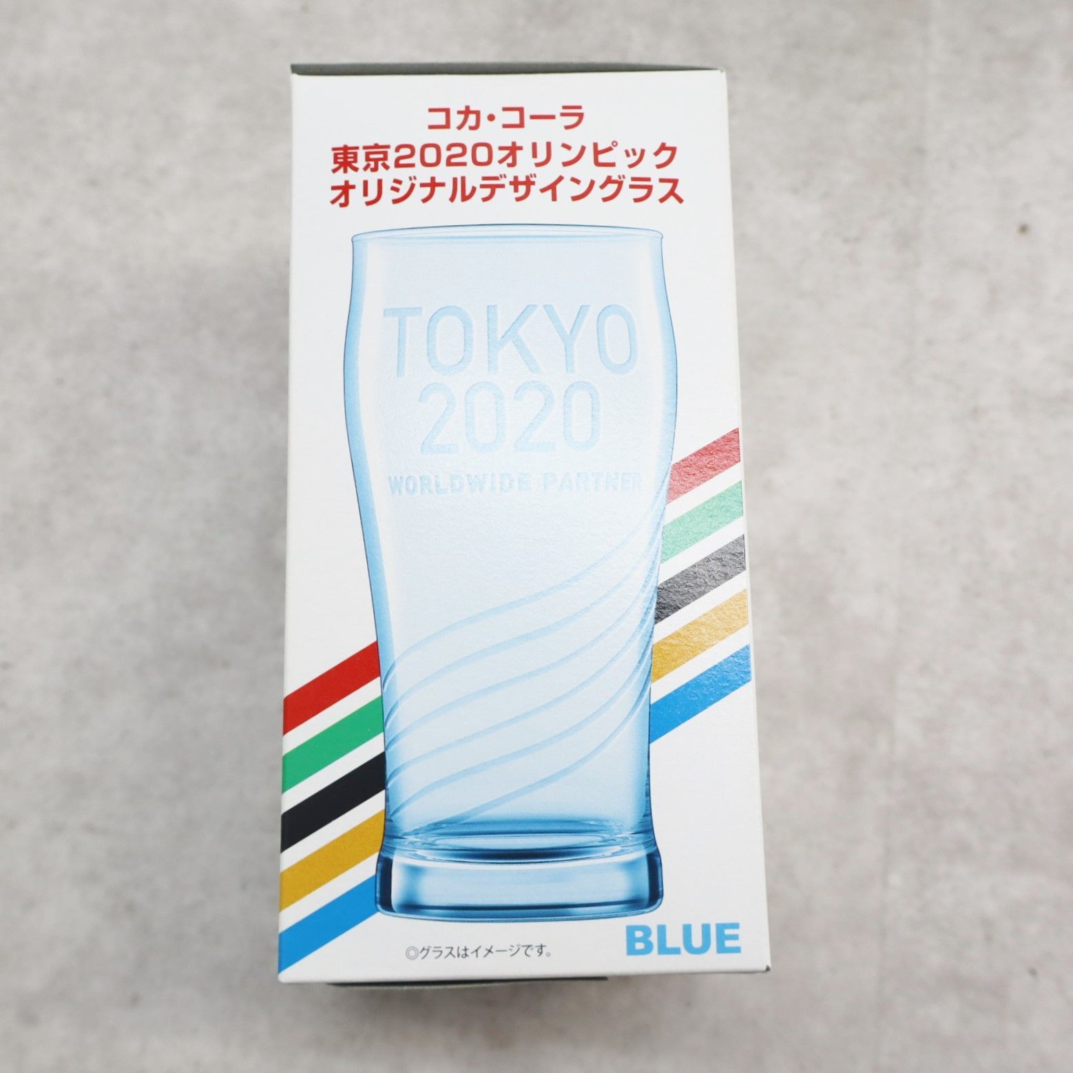 ◇カラフル ｜東京2020オリンピック オリジナルデザイングラス｜コカコーラ ｜非売品 ブルー×2 グリーン×1 ピンク×1 ■O9030