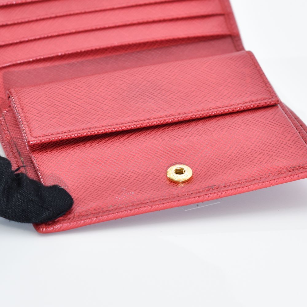 中古USED PRADA 財布 2つ折 サフィアーノ 1MV204 2250002508020