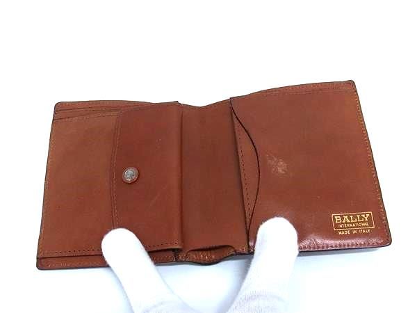 □美品□ BALLY バリー レザー×PVC 二つ折り 財布 ウォレット