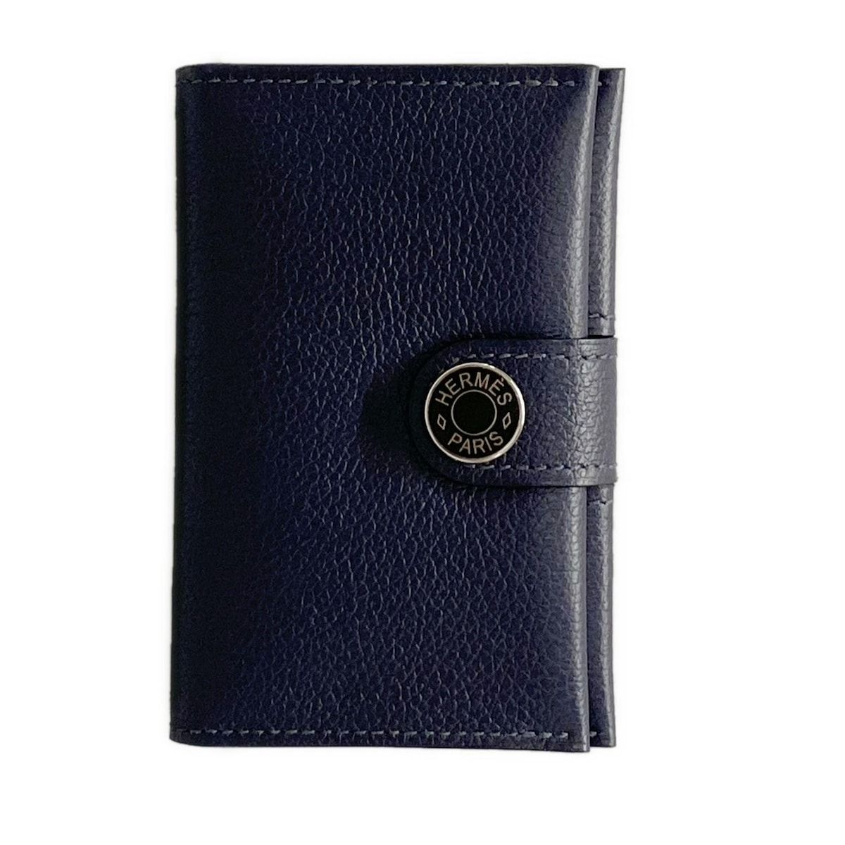 HERMES エルメス カードケース R.M.S ブルーニュイ×ヴェールティシアン
