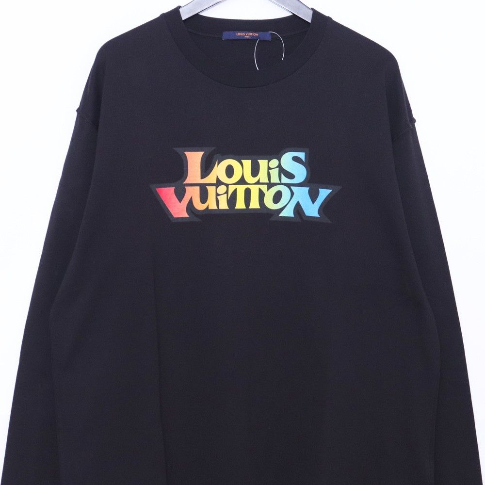 LOUIS VUITTON ロゴプリント長袖シャツ XL LOUIS VUITTON ロゴプリント長袖シャツ XL