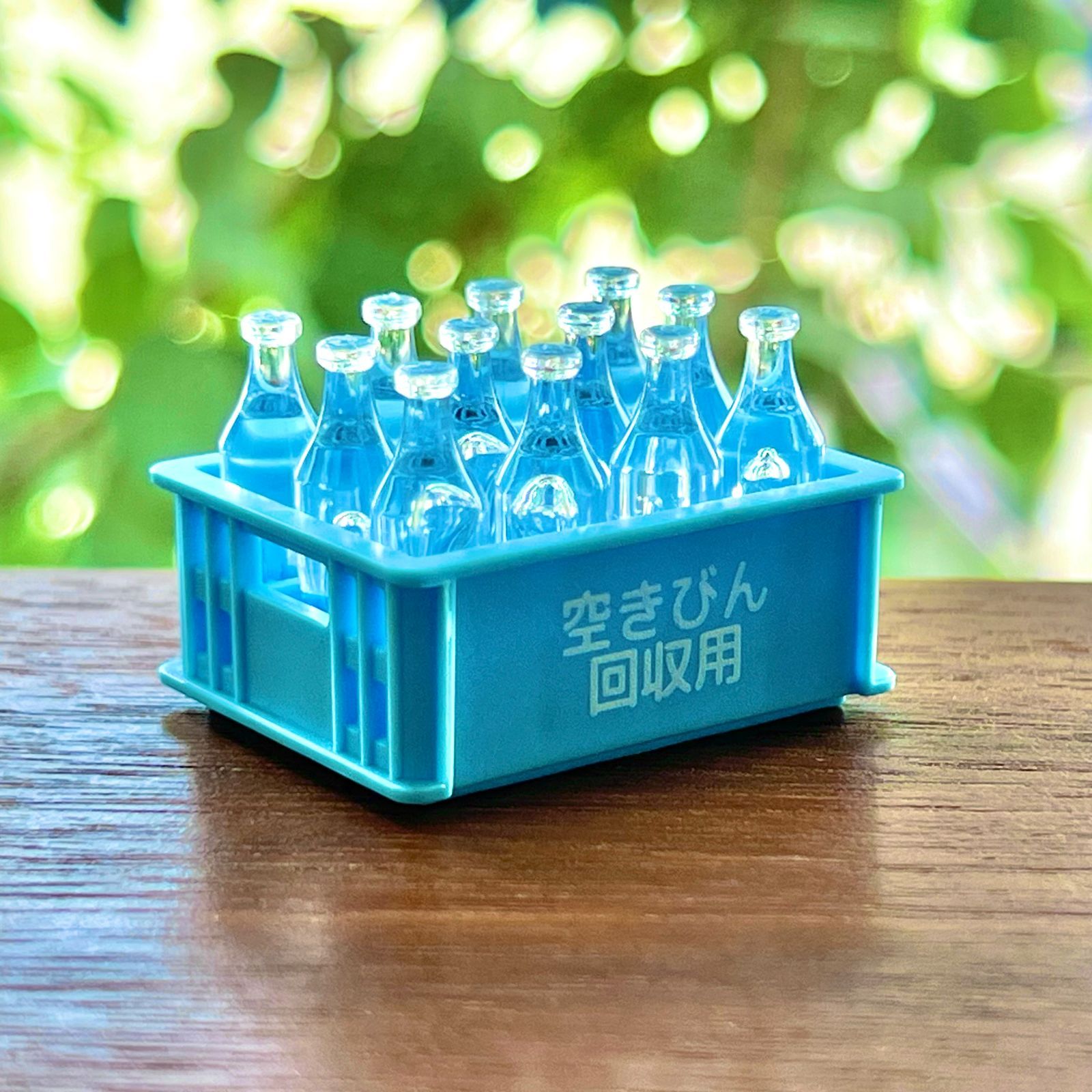 ミニチュア ドールハウス 空き瓶 リサイクルボトル 12本 空き瓶回収