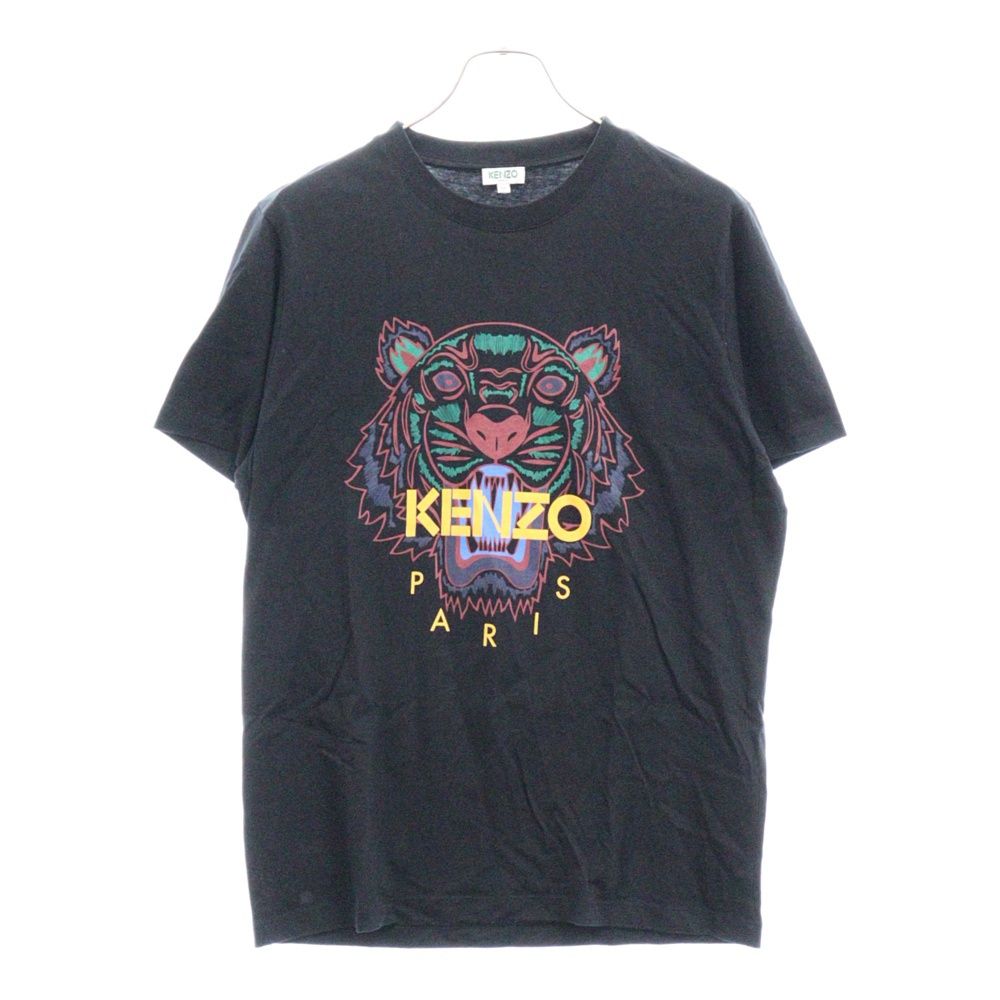 KENZO (ケンゾー) Classic Tiger Tee クラシックタイガー 半袖Tシャツ ブラック F965TS0504YA