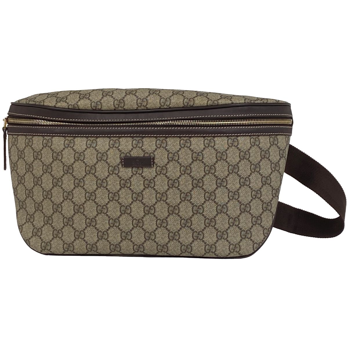 在庫一掃 グッチ GUCCI GG柄 ボディバッグ ウエストバッグ ショルダーバッグ ボディバッグ コーティングキャンバス ブラウン 211110 レディース