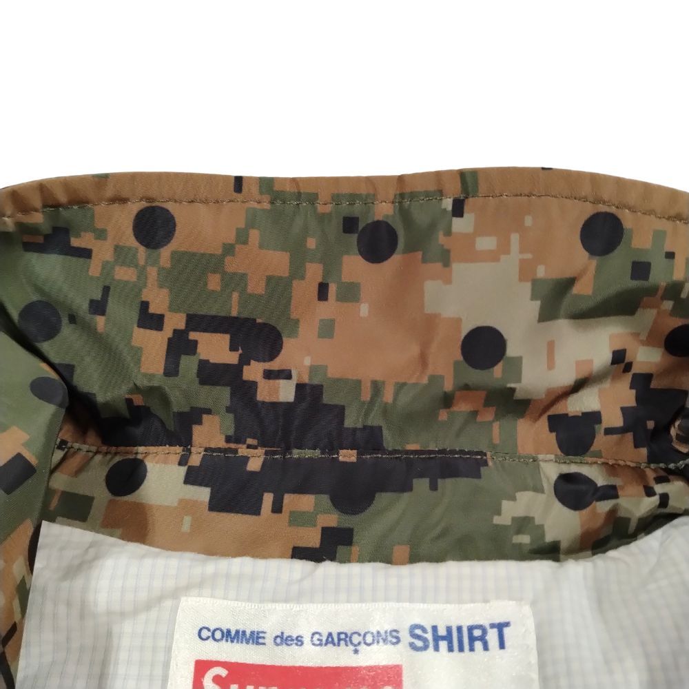 SUPREME シュプリーム COMME des GARCONS SHIRT 迷彩 コーチジャケット