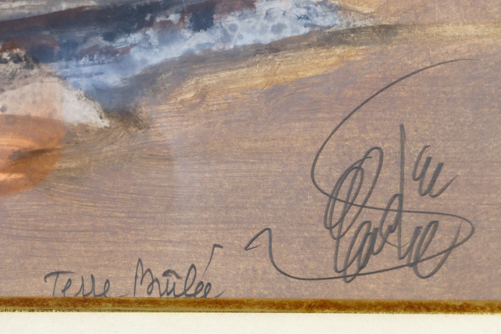 原 良次『穴ぐら酒場（ローマ）』油彩 原画 F15 傑作 画廊取扱シール