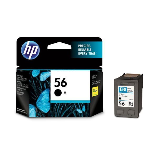 （まとめ）HP HP56 プリントカートリッジ 黒 C6656AA#003 1個 