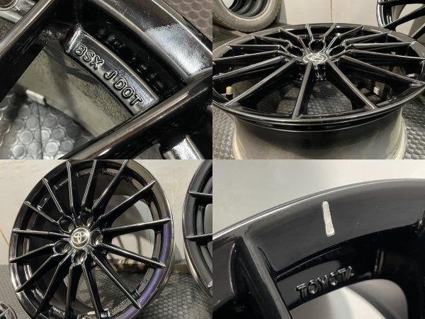 TOYOTA トヨタ GRヤリス 純正ホイール ENKEI製 18インチ 4本 8J5HPCD114.3 45 ブラック クラウン マークXにも MHB573 WWW_OLIVIERBERNSTEIN_COM