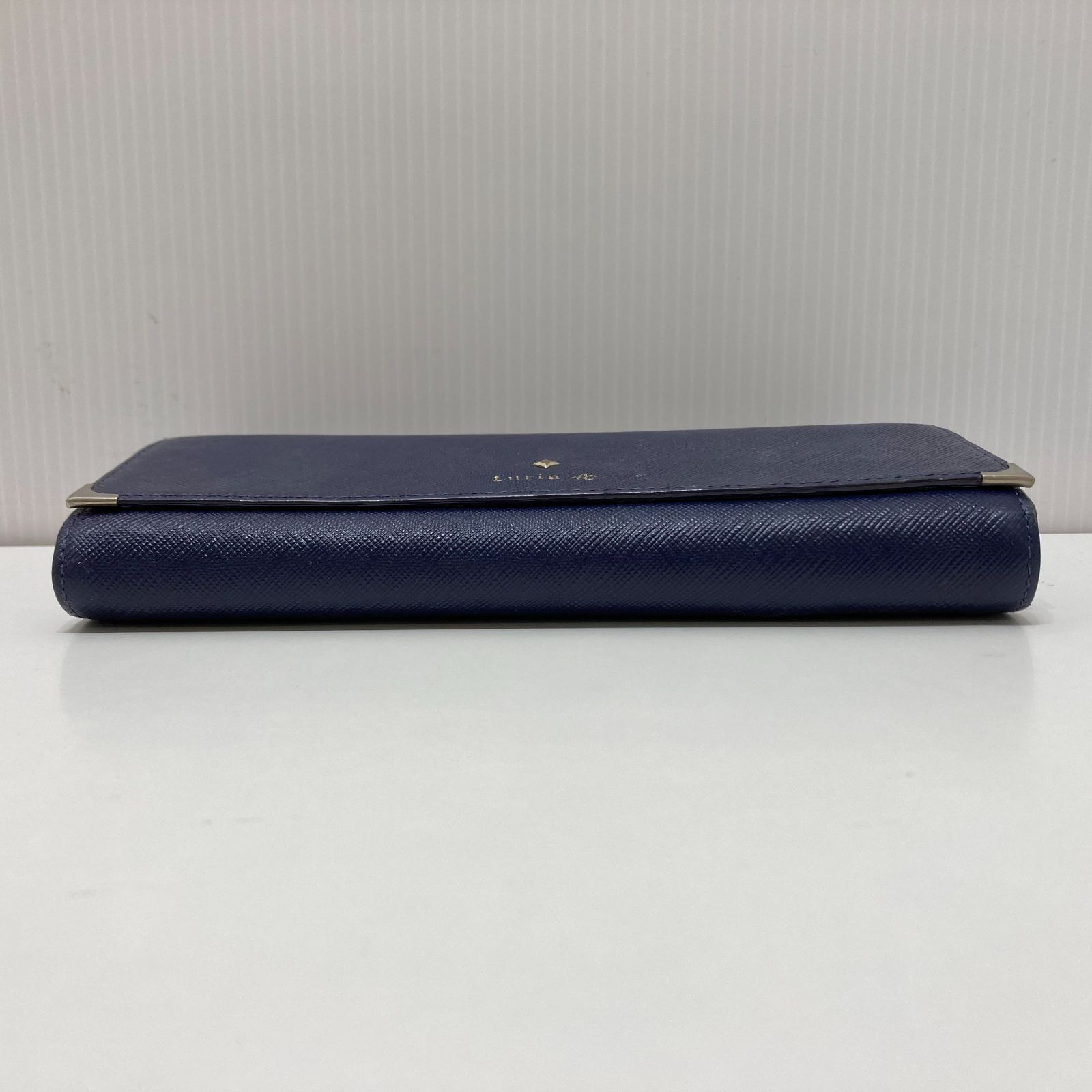 ルリア 4℃ 長財布 Luria 4℃ Luria 4℃ 長財布 ロングウォレット ネイビー 青 ヨンドシー