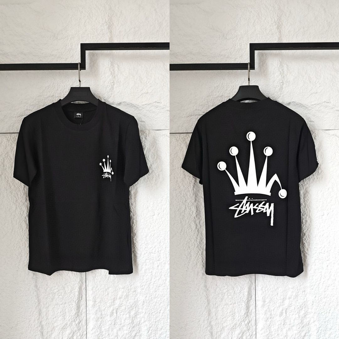 Stussy Regal Crown tee ステューシー レガルクラウン Tシャツ 男女兼用 240グラムコンベンショナルコットン  クラシックなシルクスクリーン印刷 - メルカリ