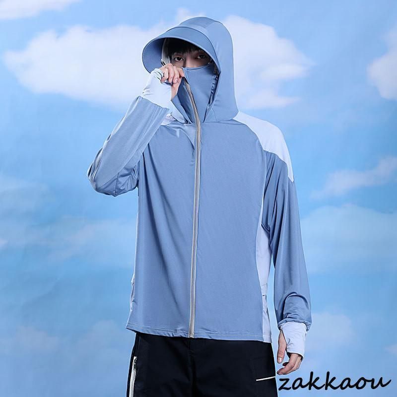 ラッシュパーカー UVカット ラッシュガード メンズ フード付き 日焼け対策 紫外線防止 夏 薄手 軽量 速乾 アウター 夏 ランニング 登山 釣り 春 夏 ラッシュガード メンズ トップス ラッシュパーカー UVパーカー