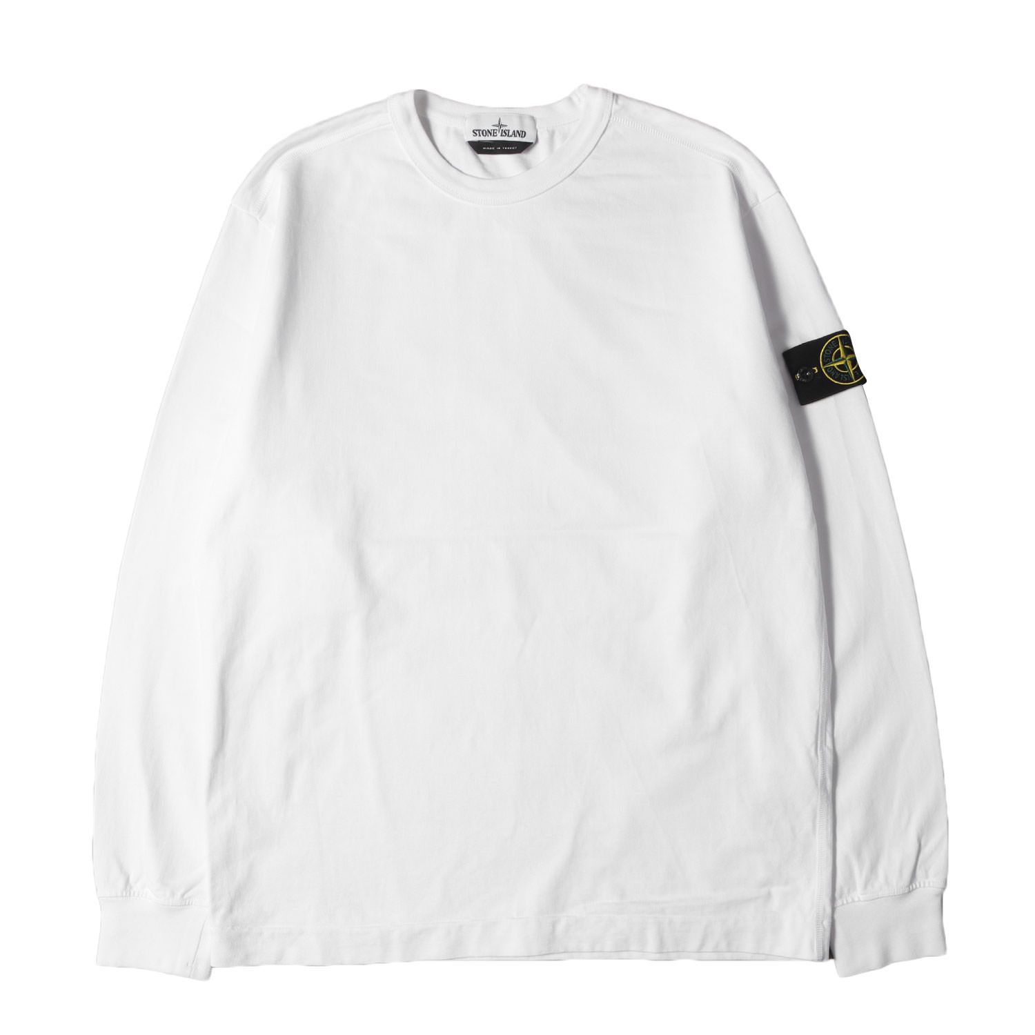 STONE ISLAND 23ss サークルロゴ スウェットシャツ L 白