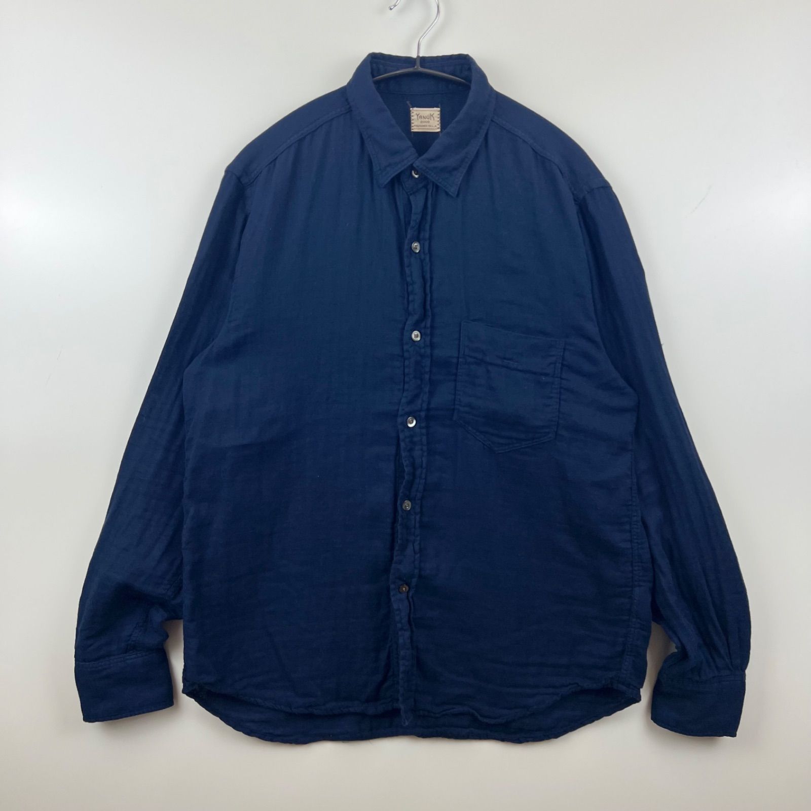 YANUK double gaze standard shirt 18SS L 57262010 ヤヌーク ダブル