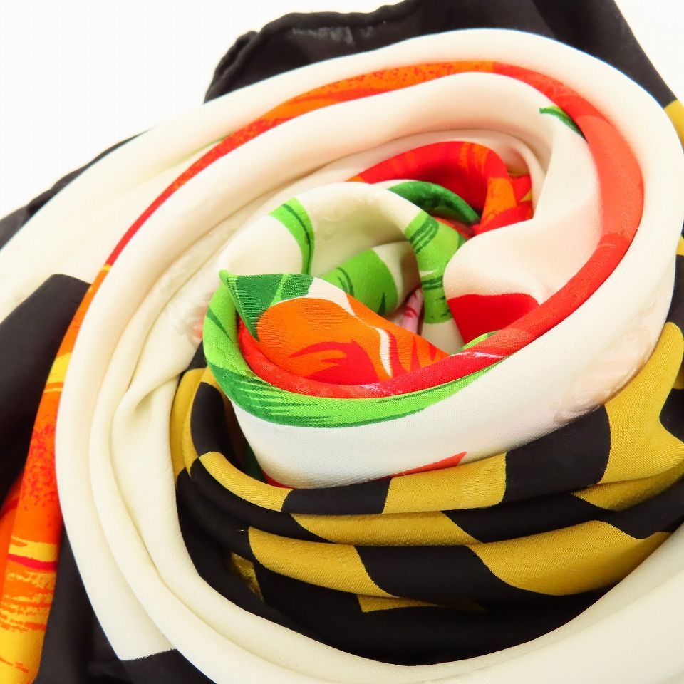 クリスチャンディオール　大判スカーフ クリスチャンディオール ChristianDior ヴィンテージ 花柄 大判